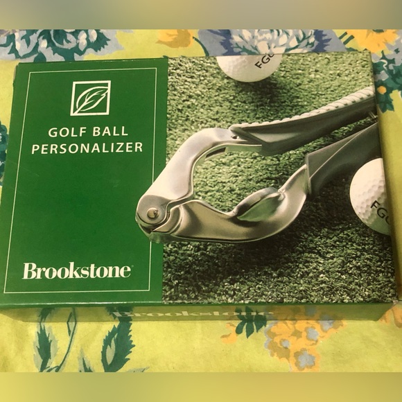 Brookstone Other - GOLF BALL PERSONALIZER